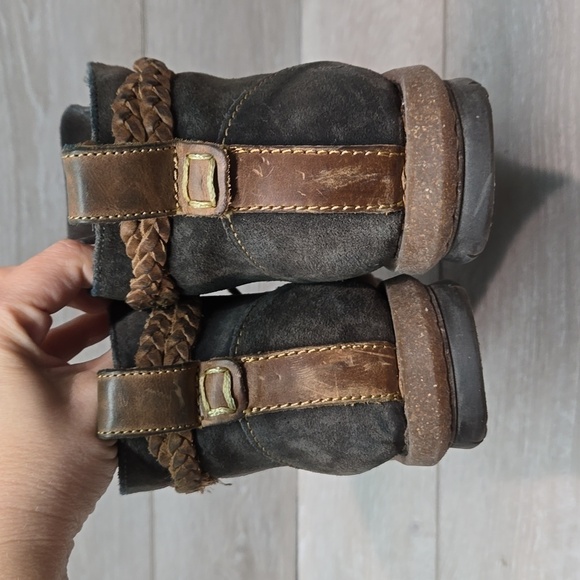 Born Women Temple Ankle Leather Boots shoes sz 8 - Picture 9 of 12